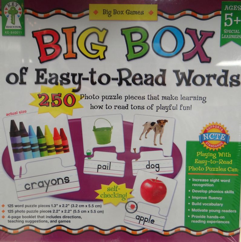 Big Box of Easy,to,Read Words