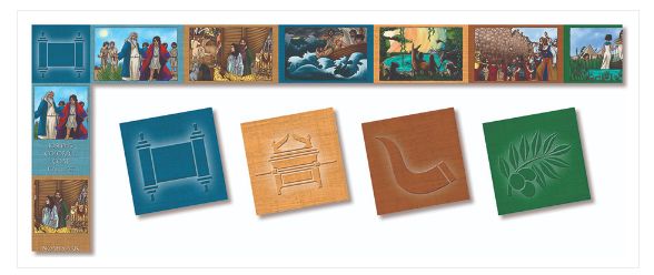 Old Testament Bible Stories - Trimmers, All Around the Board (Inspr.)