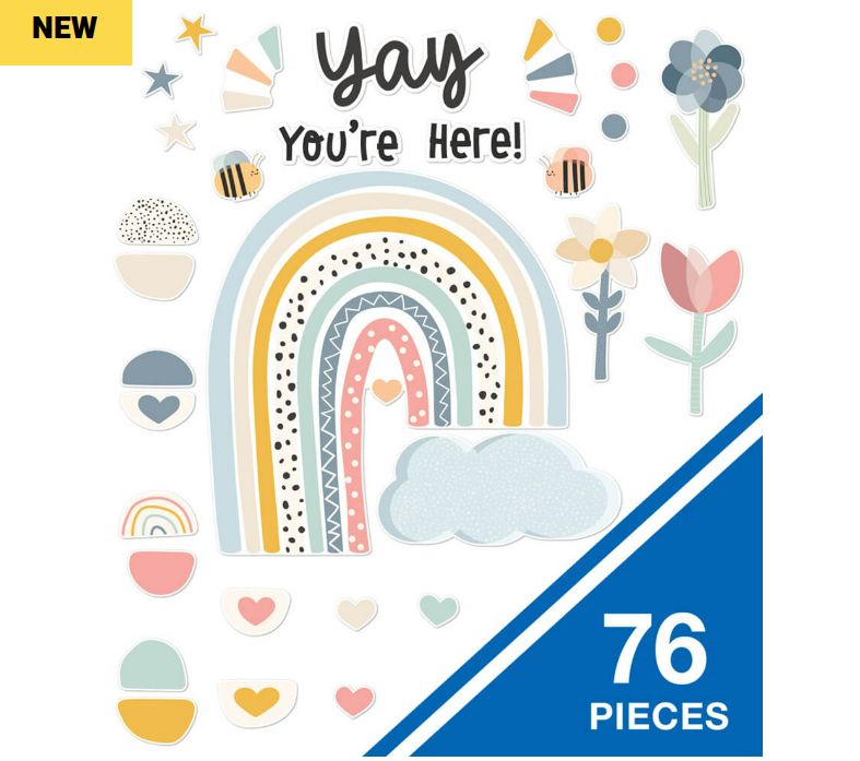 We Belong Yay You're Here! Bulletin Board Set