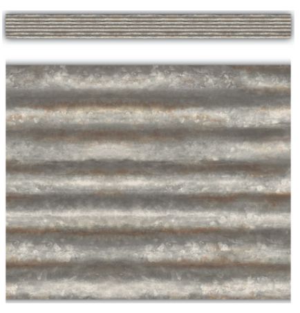Corrugated Metal Straight Border Trim