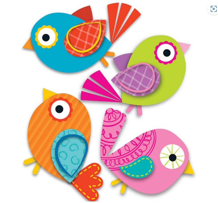 Boho Birds Mini Cut,Outs