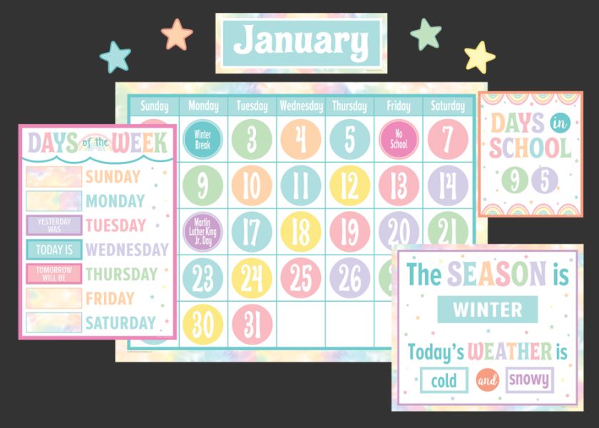 Pastel Pop Calendar