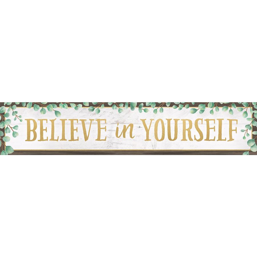 Eucalyptus Believe in Yourself Banner