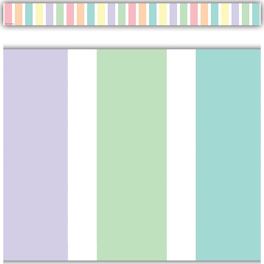 Pastel Pop Stripes Border/Trim