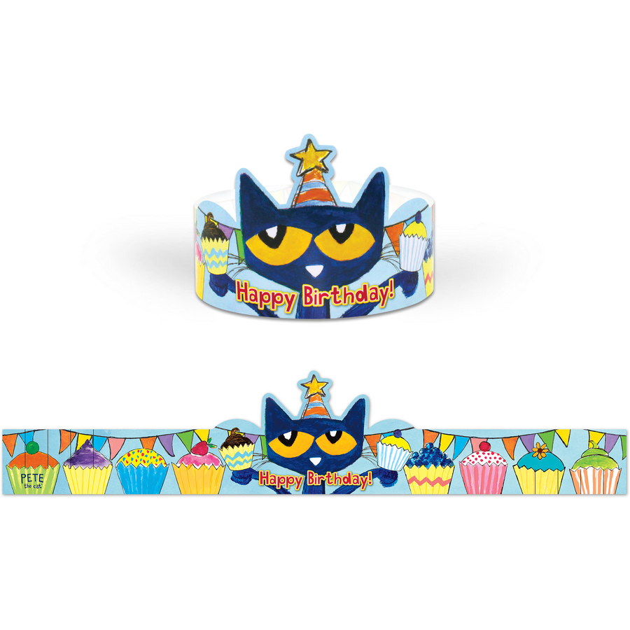Pete the Cat® Happy Birthday Crowns