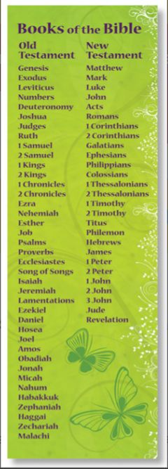 Books of the Bible - Bookmarks (Inspr.)