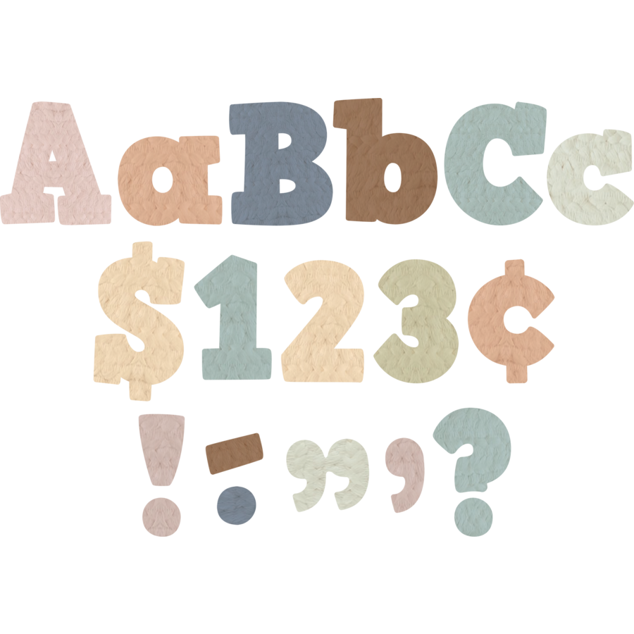 Everyone is Welcome 4&quot; Bold Block Letters Combo Pack