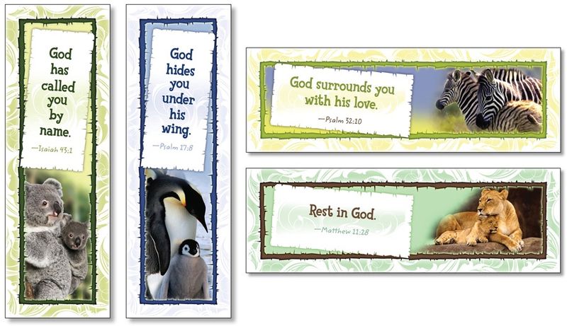God Cares for His Children Assortment Pack - Bookmarks (Inspr.)