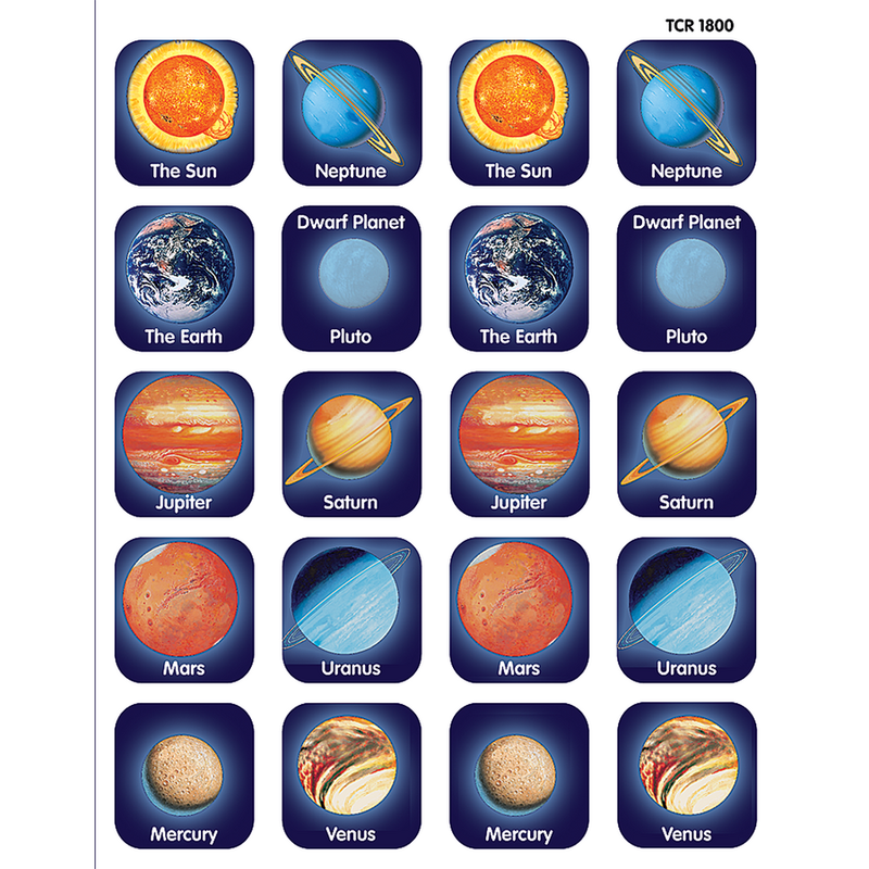 Planets Stickers