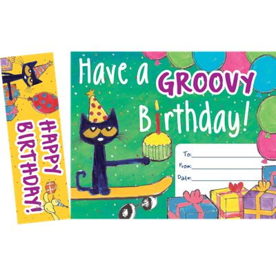 Pete the Cat® Groovy Birthday! Bookmark Awards
