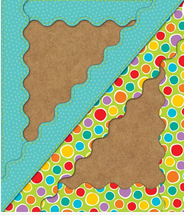Fresh Sorbet Scalloped Borders