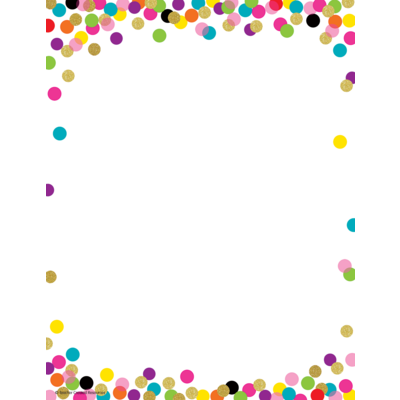 Confetti Computer Paper
