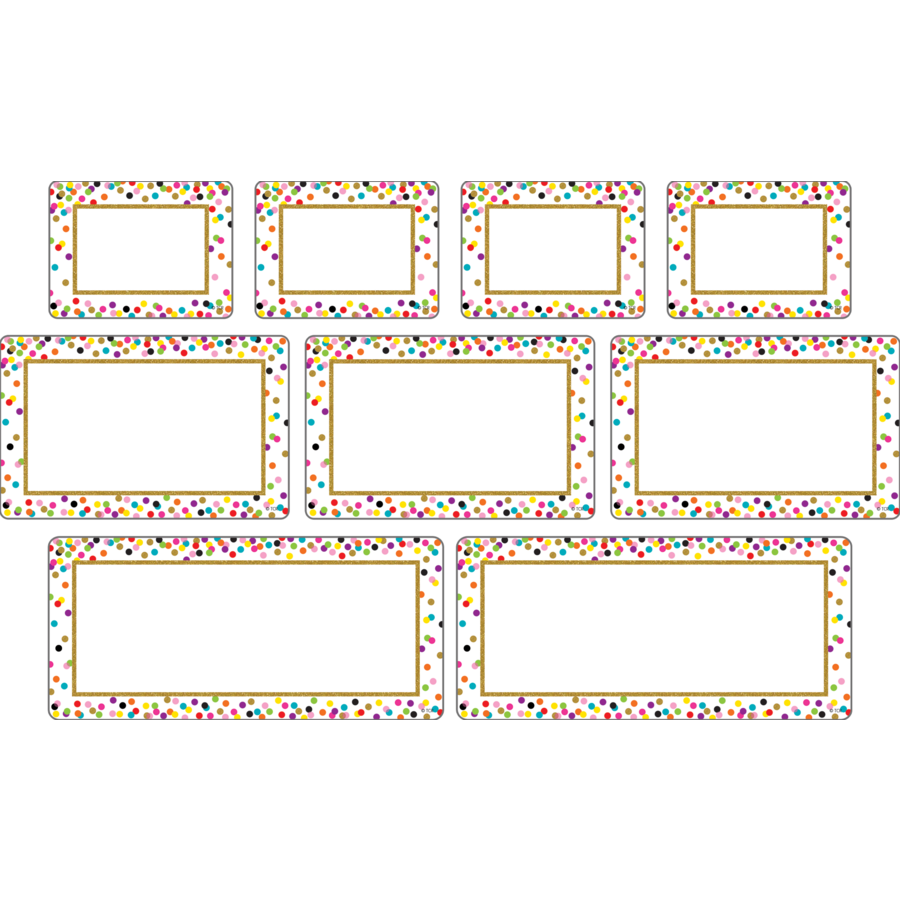 Clingy Thingies®: Confetti Labels