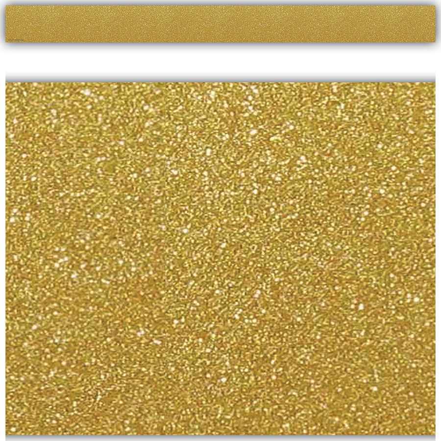Gold Shimmer Straight Border Trim