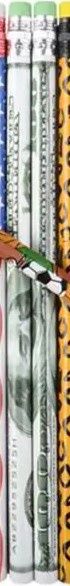 30 pk 100 dollor bill pencil, from La Luna Bell SKU LU078-PEASTCA