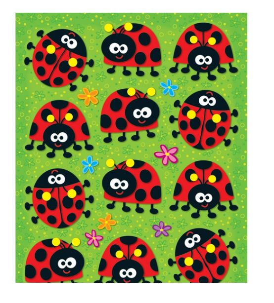 Ladybugs Shape Stickers
