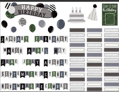 Modern Farmhouse Happy Birthday Mini Bulletin Board