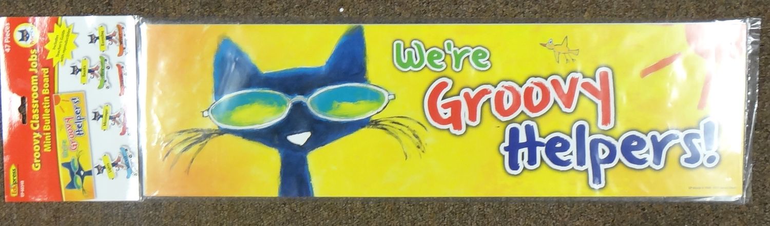 Pete the Cat® Groovy Classroom Jobs Mini Bulletin Board