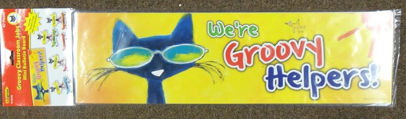 Pete the Cat® Groovy Classroom Jobs Mini Bulletin Board