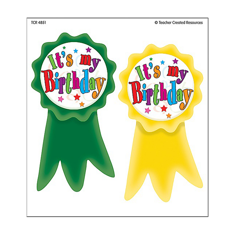 Birthday Ribbons Wear ’Em Badges
