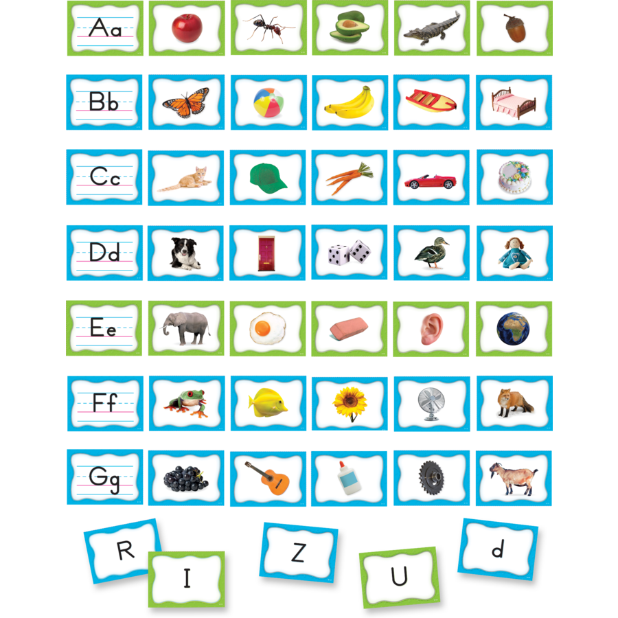 Alphabet Pocket Chart Cards