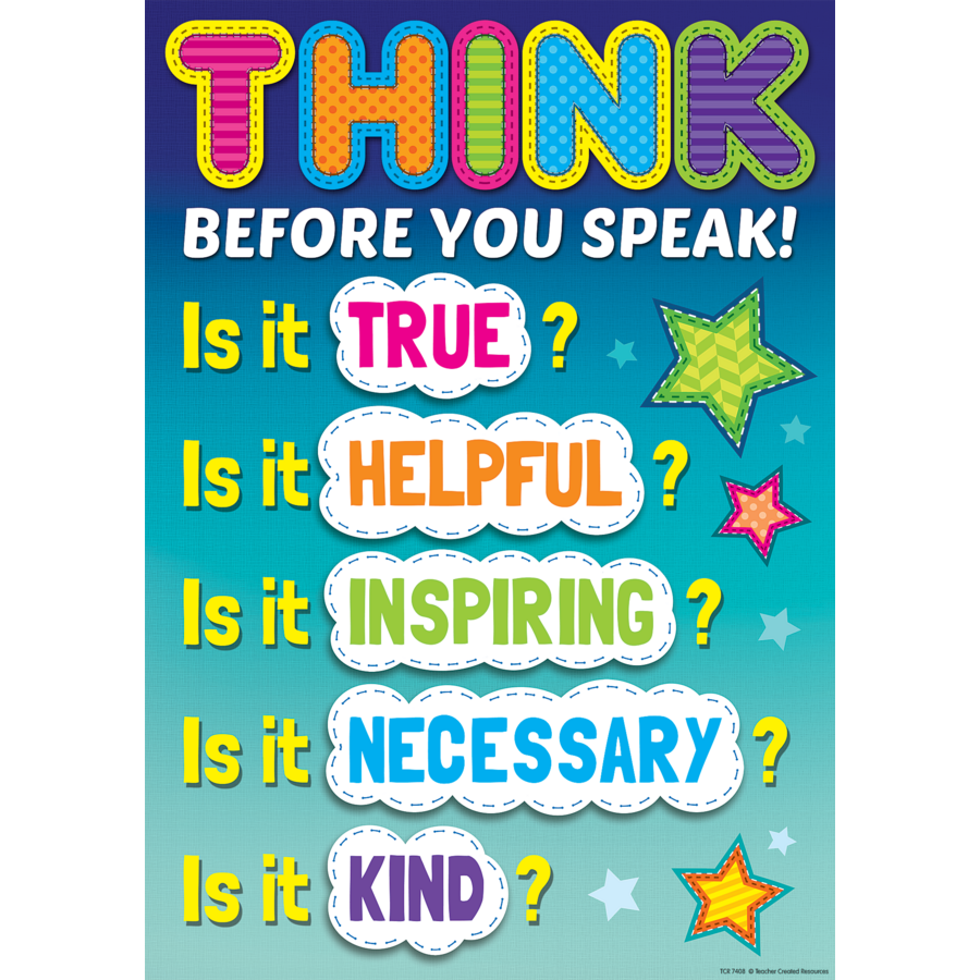 Think Before you Speak