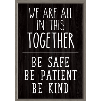 We Are All in This Together Positive Poster