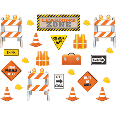 Under Construction Learning Zone Bulletin Board