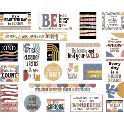 Wonderfully Wild Mini Bulletin Board Set