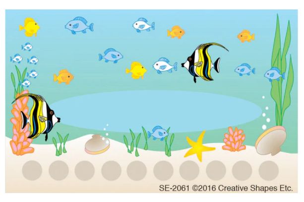 Incentive punch cards- under the Sea