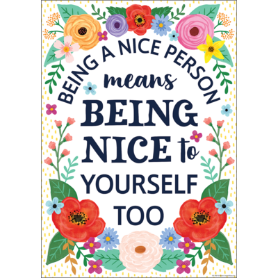 Being a Nice Person Positive Poster