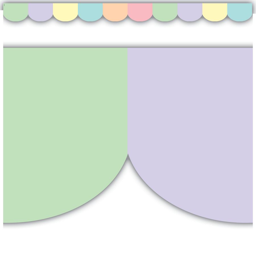 Pastel Pop Scalloped boarder