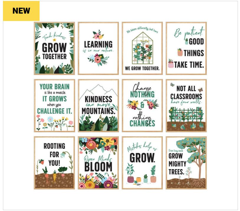 Mini Posters: Grow Together Poster Set