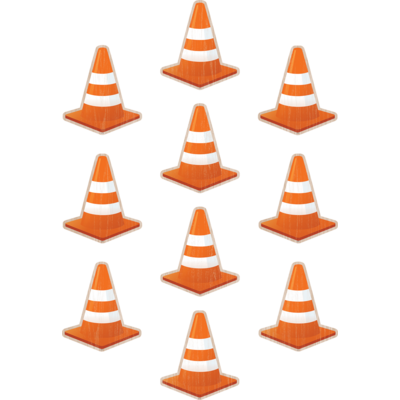 Under Construction Cones Accents