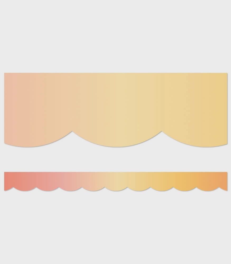Simply Safari Safari Sunset Scalloped Borders
