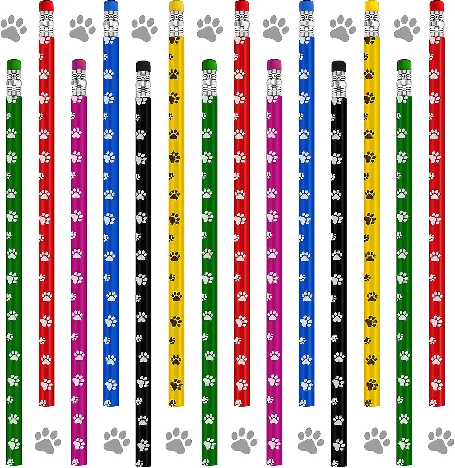 Small Paw Prints/Red, Black, Pink, Blue, Green, Yellow
