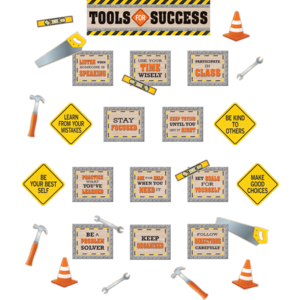 Under Construction Tools for Success Mini Bulletin Board