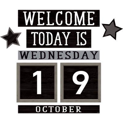 Modern Farmhouse Perpetual Calendar Mini Bulletin Board