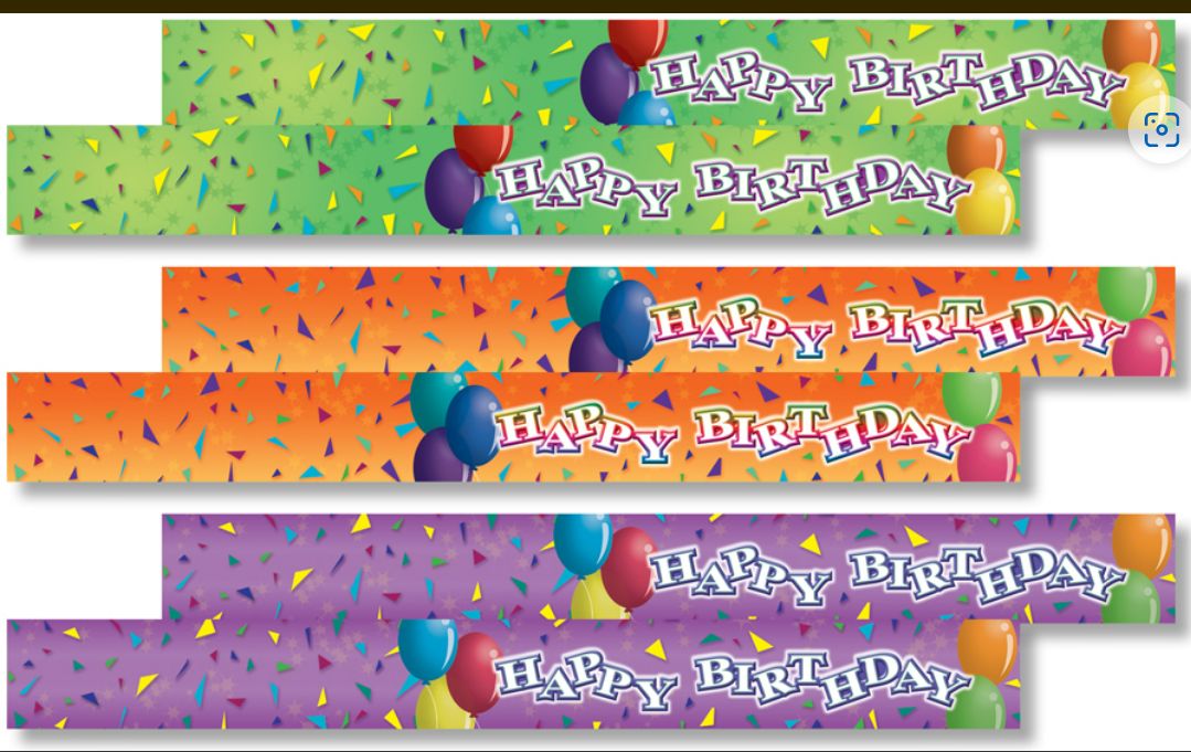 Happy Birthday - Arm Charms