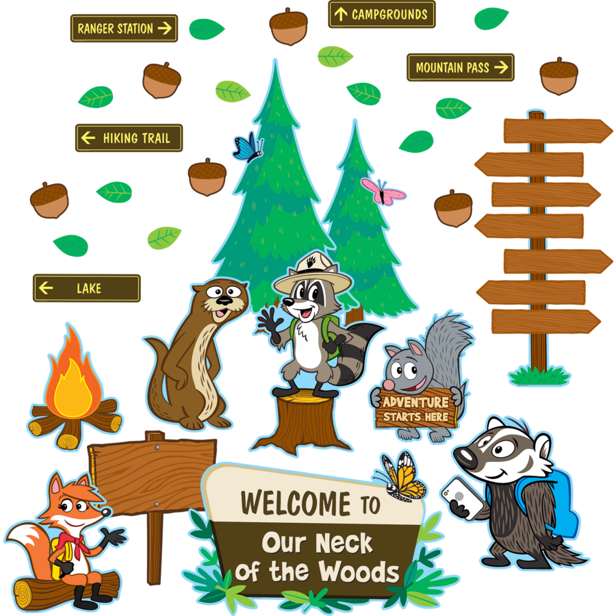 Ranger Rick® Welcome to Our Neck of the Woods Bulletin Board