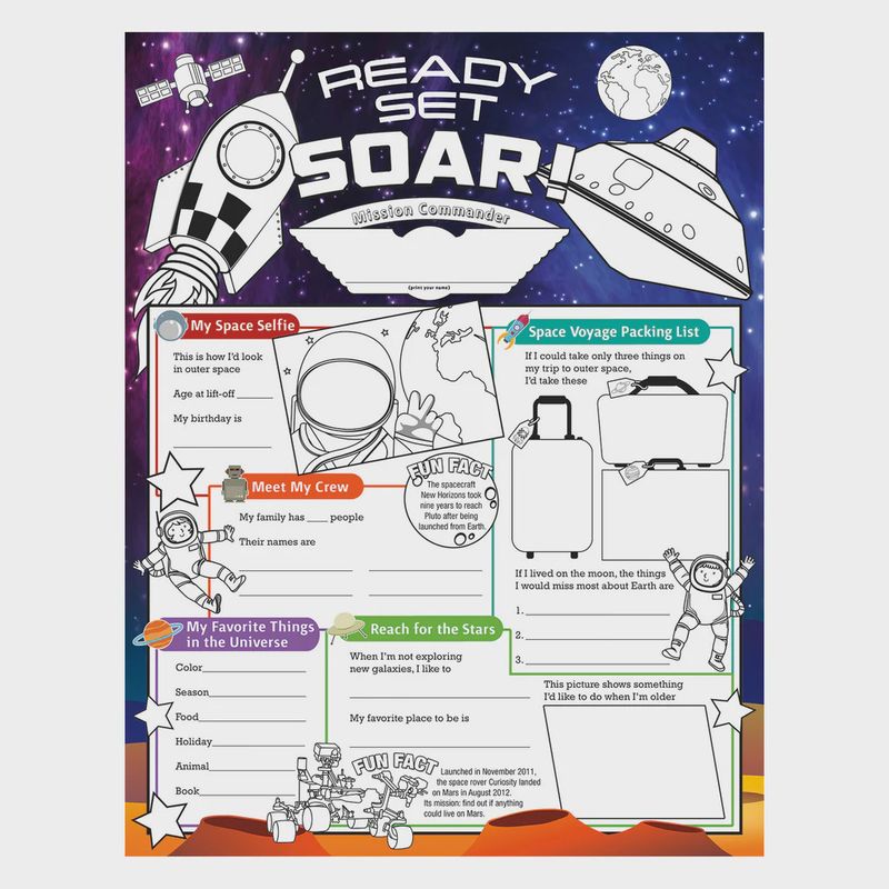 Fill Me In: Ready Set Soar! - Bulletin Boards, Activity Posters
