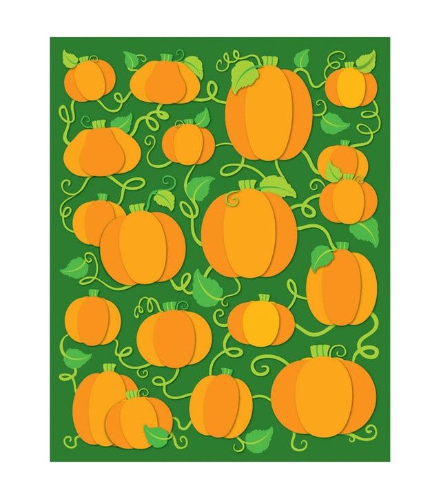 Pumpkins Shape Stickers