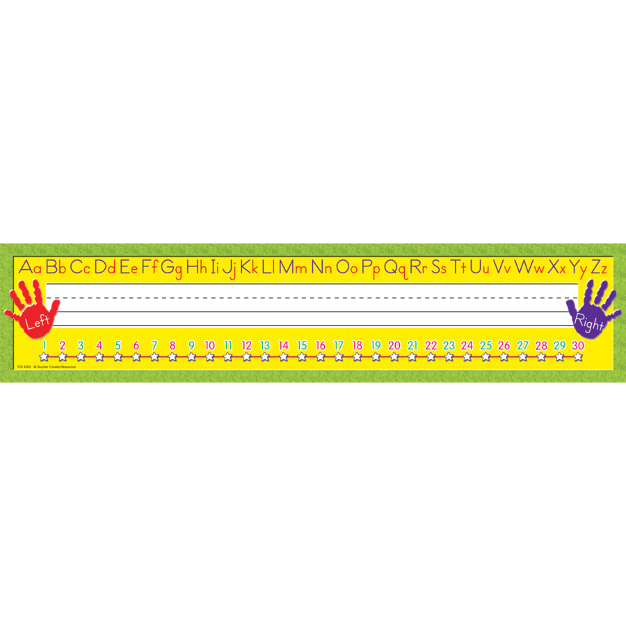 Right/Left Alphabet Super Jumbo Name Plates