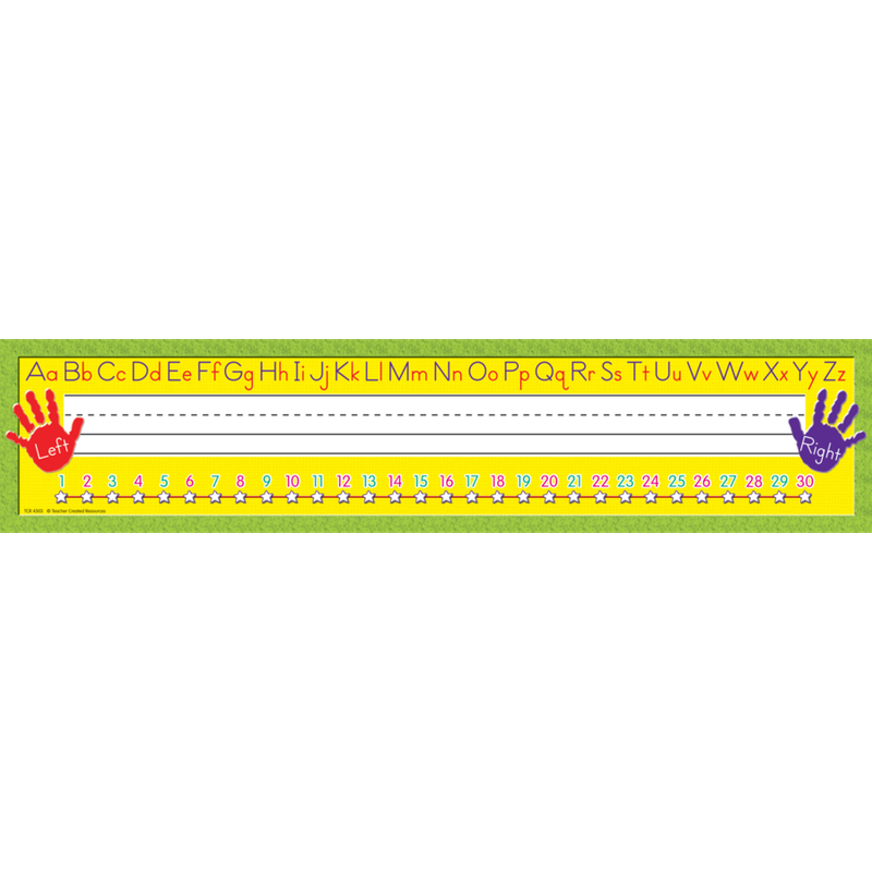 Right/Left Alphabet Super Jumbo Name Plates