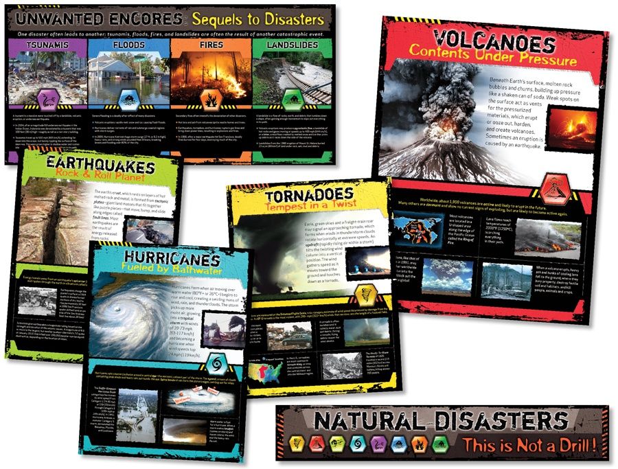 Natural Disasters - Bulletin Boards