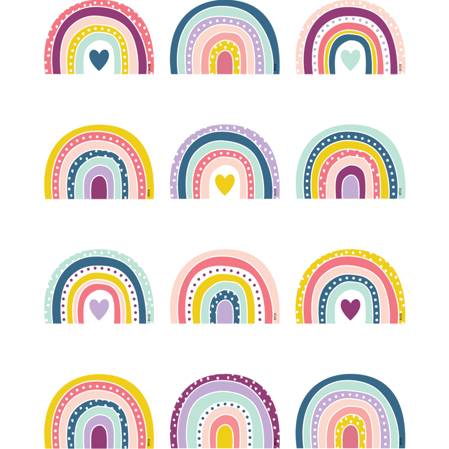 Oh Happy Day Rainbows Mini Accents