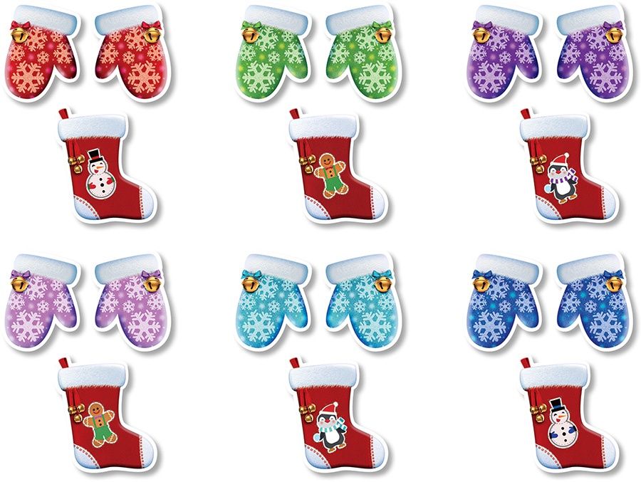 Mittens and Stockings - Bulletin Board Accents