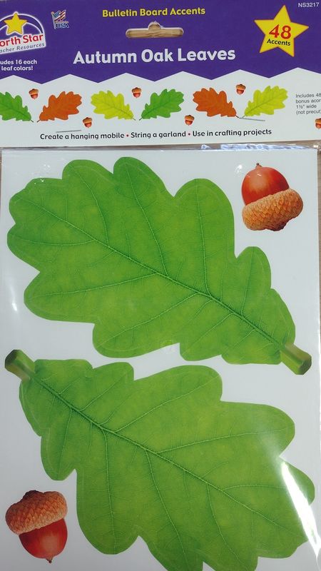 Autumn Oak Leaves - Bulletin Board Accents