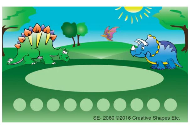 Incentive postcard, Dinasaur