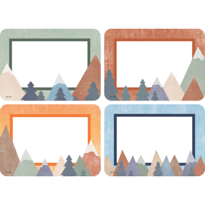 Moving Mountains Name Tags/Labels - Multi-Pack